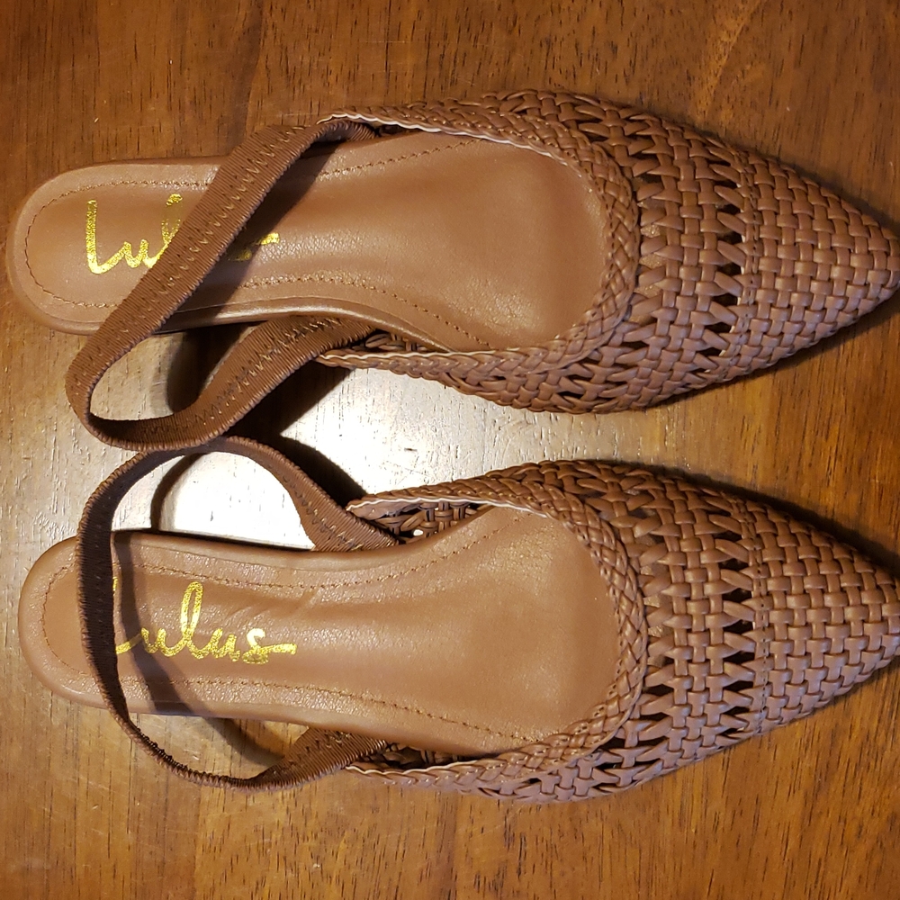 Brand New Brown Flats from Lulus